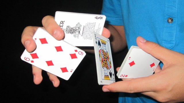 card shuffling tricks