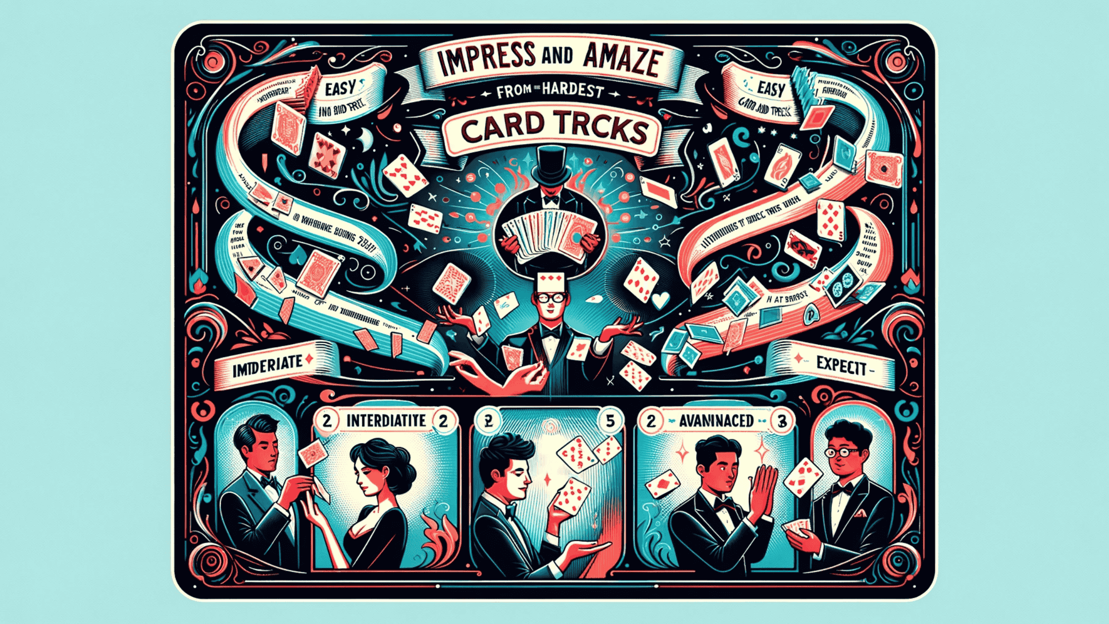 From Easy to Hardest Card Tricks