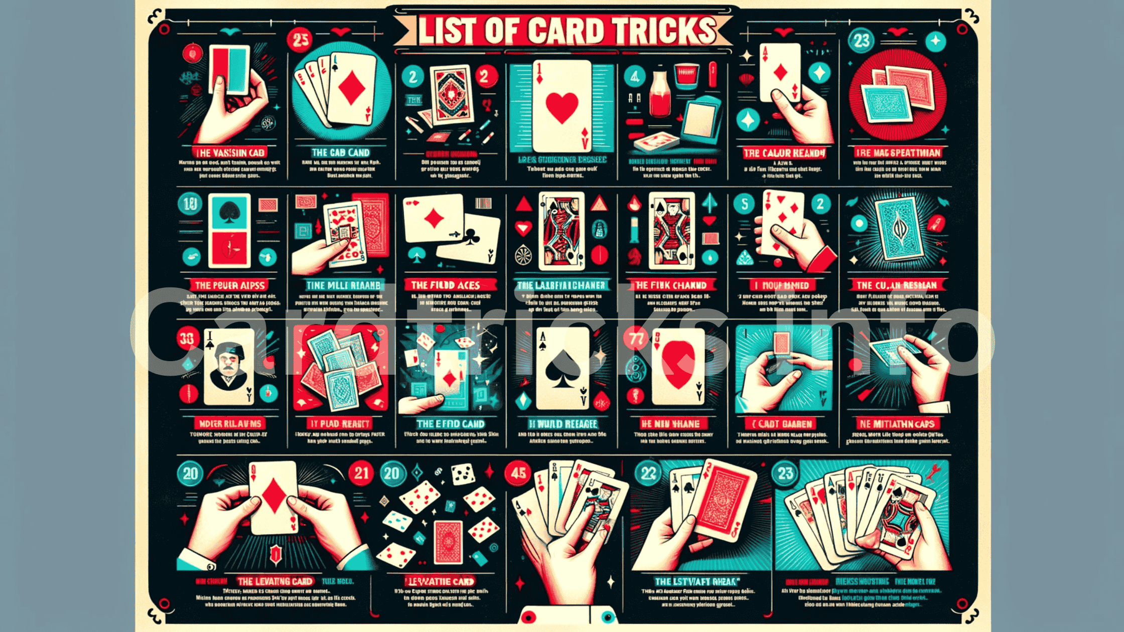 List of Card Tricks